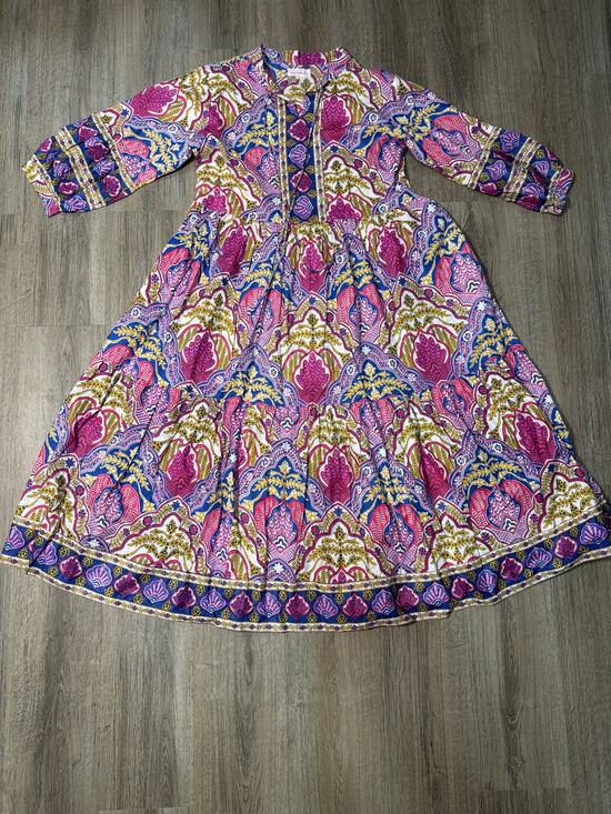 Mary Marshmallow Dresses & Skirts - Mary Marshmallow Women's Multicolor Printed Cotton Maxi Dress